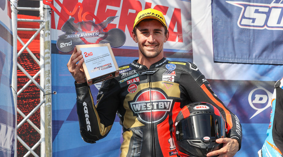 Westby Racing’s “Quick Study” Mathew Scholtz Is Runner-Up In MotoAmerica’s First-Ever Superbike Race At The Ridge