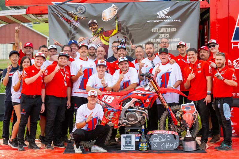450 Title Caps Successful Weekend for Team Honda HRC at Unadilla