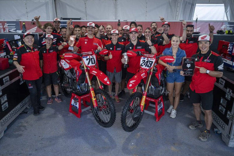 Double Honda HRC podium as Gajser and Fernandez delight the Chinese fans
