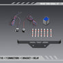 Fender Eliminator Micro Turn Signal Bracket Kit, Type B