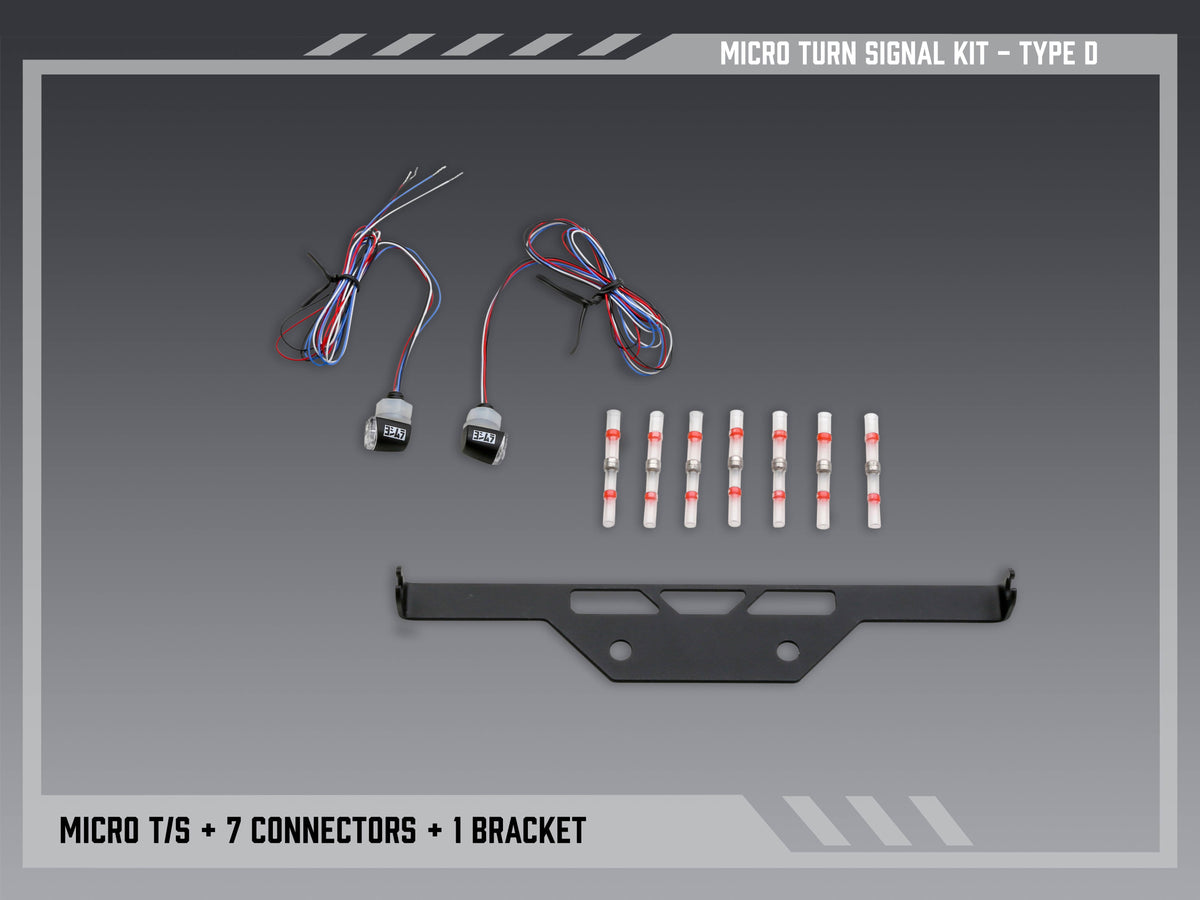 Yoshimura Fender Eliminator Micro Turn Signal Bracket Kit, Type D