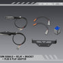 Fender Eliminator Standard Turn Signal Bracket Kit, Type F