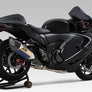 HAYABUSA 2021-23 JMCA RACE R-11Sq R TITANIUM FULL SYSTEM WITH TITANIUM BLUE SLEEVE