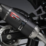 SV650 17-26/SV650X 19-26 AT2 Stainless Slip-On Exhaust, w/ Carbon Fiber Muffler