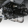 GROM 2022-25 RS-9T Stainless High Mount Full Exhaust, w/ Stainless Muffler