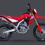 CRF300L/Rally 21-26 Race RS-12 Stainless Full Exhaust, w/ Stainless Muffler