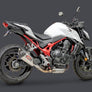 CB750 25-26 AT2 Stainless Slip-On Exhaust, w/ Stainless Muffler
