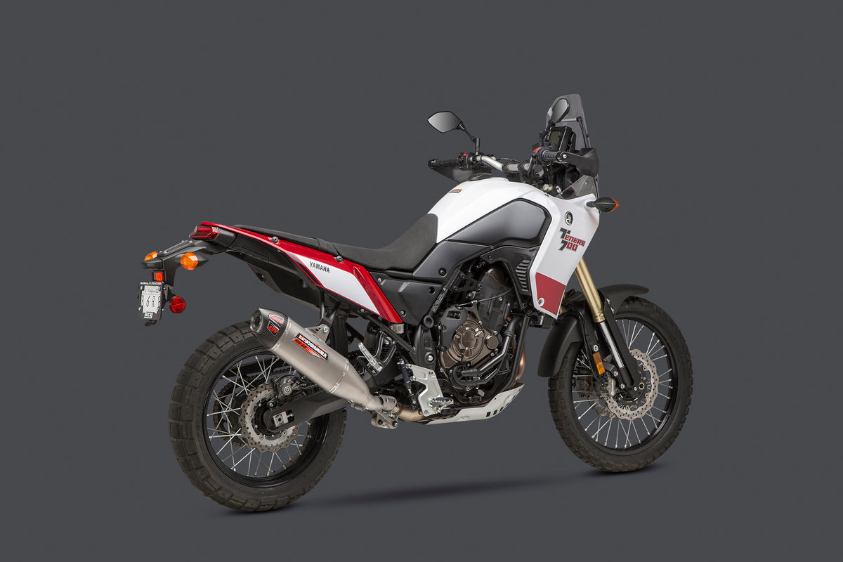 Yoshimura Tenere 700 2021-26 RS-12 Slip-On Exhaust w/ Stainless