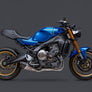 MT-09 21-26 / XSR 900 22-25 Race AT2 Stainless Full Exhaust, w/ Stainless Muffler