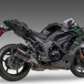 NINJA 1000SX 20-24 / NINJA 1100SX 2025 ALPHA Stainless Slip-On Exhaust, w/ Carbon Fiber Muffler
