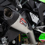 ZX-6R 2019-25 AT2 Stainless 3/4 Exhaust, w/ Stainless Muffler