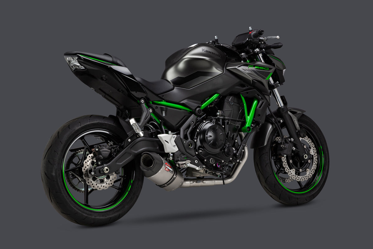 Yoshimura Ninja/Z 650 17-26 AT2 Stainless Exhaust w/ Stainless