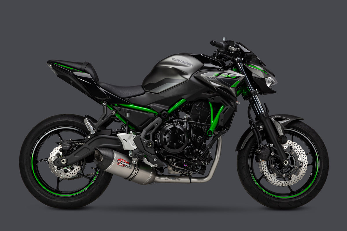 Yoshimura Ninja/Z 650 17-26 AT2 Stainless Exhaust w/ Stainless