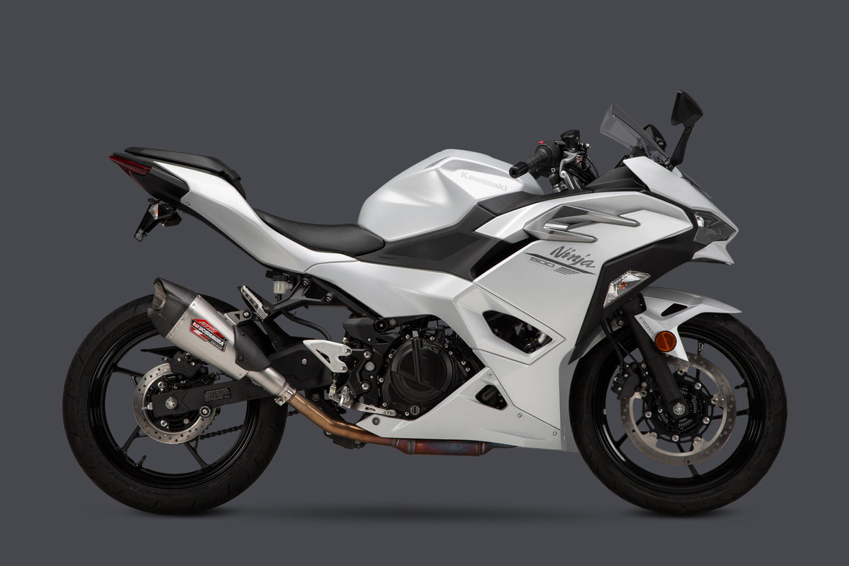 Yoshimura NINJA 500/400 & Z500/400 18-26 AT2 Stainless Slip-On