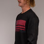 Racing Stripe Long Sleeve Tee Coal