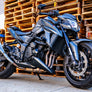 GSR750 2011-16 / GSX-S750 17-22 R-11 Stainless Slip-On Exhaust, w/ Stainless Muffler