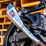 GSR750 2011-16 / GSX-S750 17-22 R-11 Stainless Slip-On Exhaust, w/ Stainless Muffler