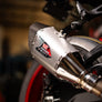 GSX-R1000 2017-25 R-11Sq Stainless Slip-On Exhaust, w/ Stainless Muffler