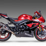 GSX-R1000 2017-25 R-11Sq Stainless Slip-On Exhaust, w/ Blued Titanium Muffler