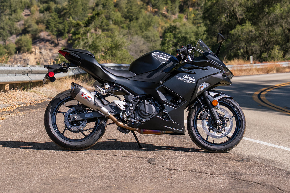 mt ご依頼 Yoshimura NINJA 500/400 & Z500/400 18-26 AT2 Stainless Slip-On