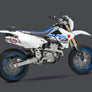 DR-Z400S/SM 00-24 RS2 Full Exhaust / Aluminum Muffler
