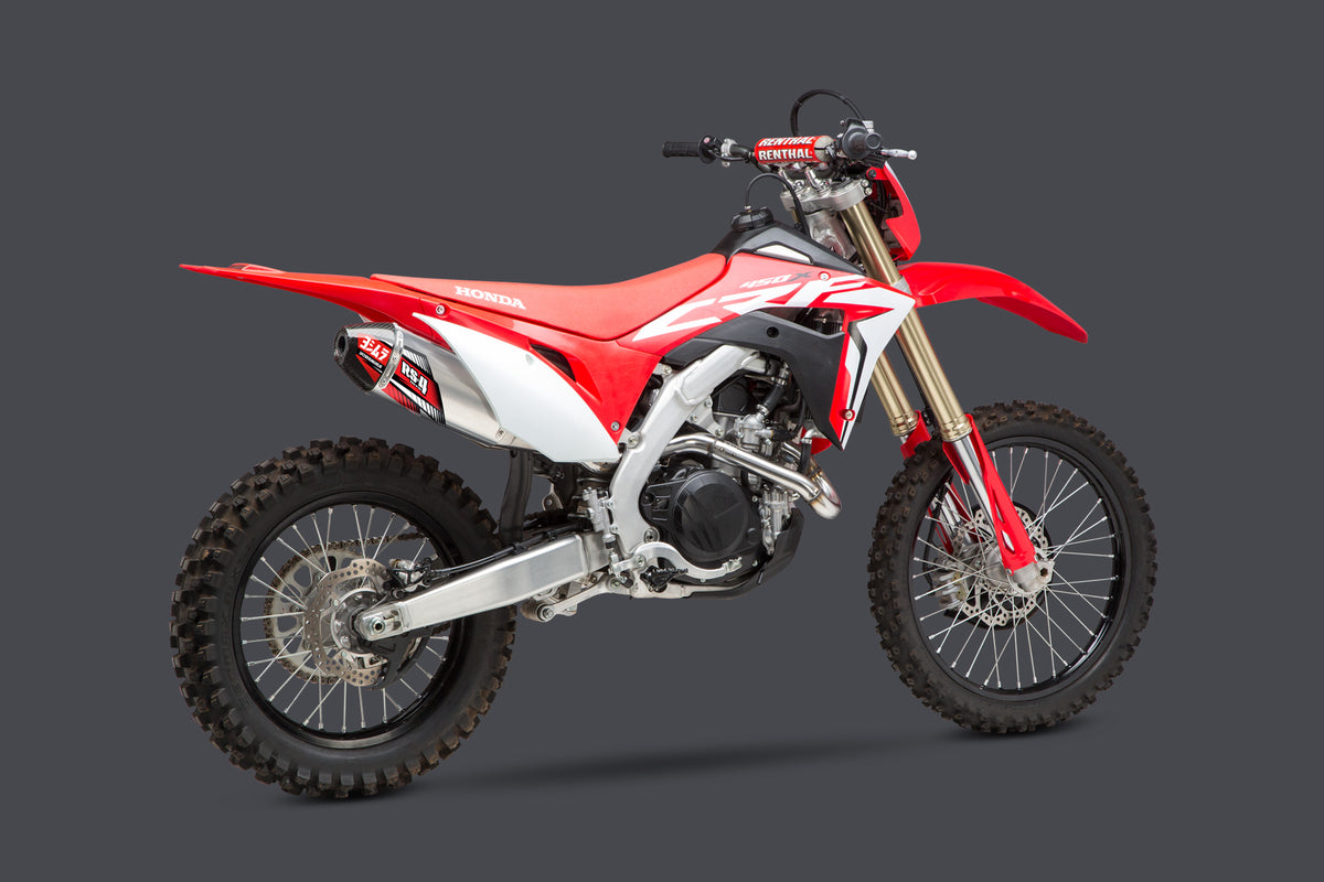 Yoshimura CRF450X 19-26 RS-4 Stainless Full Exhaust, w/ Aluminum