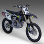 TF450 2025 RS-12 Stainless Full Exhaust, w/ Aluminum Muffler