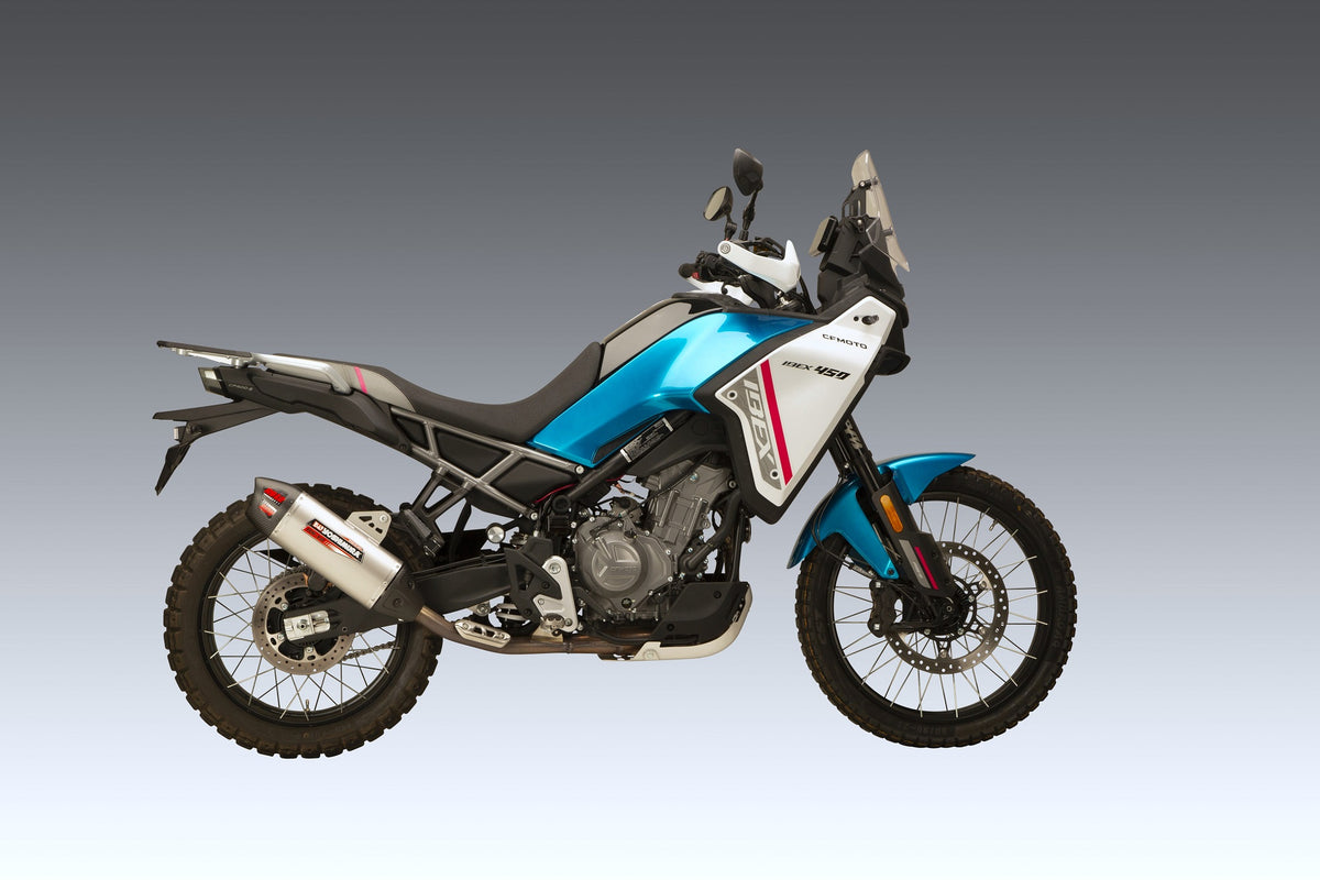 Yoshimura IBEX 450/MT 2025-26 RS-12 ADV Stainless Slip-On Exhaust