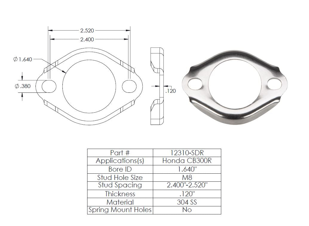 一リンク② Yoshimura Builder Series Flange – Yoshimura R&D of America, Inc