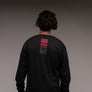 Racing Stripe Long Sleeve Tee Coal