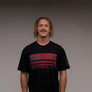 Racing Stripe Tee Black
