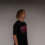 Racing Stripe Tee Black