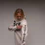 Speed Tuning Pull Over Hoodie Bone