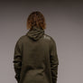 Intro Pull Over Hoodie Army Green