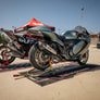 HAYABUSA 2021-25 Race R-11SQ-R Dual Stainless Slip-On Exhaust, w/ Titanium Mufflers