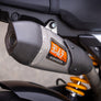 GROM 2022-26 RS-9T Stainless High Mount Full Exhaust, w/ Stainless Muffler