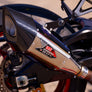 GSX-R1000 2017-25 R-11Sq Stainless Slip-On Exhaust, w/ Blued Titanium Muffler