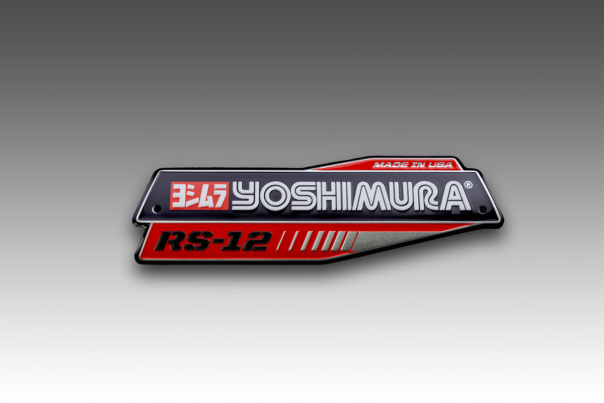 Yoshimura MUFFLER NAME BADGE RS-12 ADV – Yoshimura R&D of America, Inc