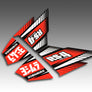RS-4 MUFFLER DECAL SET (4 pcs)
