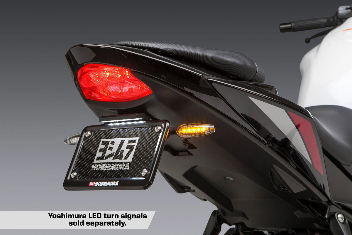 Yoshimura Style Suzuki GSX-R 750 Double-Sided Embroidered Keychain – Black Motorcycle Gift