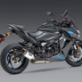 GSX-S1000/F/FZ/Z 16-20 ALPHA Stainless Slip-On Exhaust, w/ Stainless Muffler