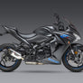 GSX-S1000/F/FZ/Z 16-20 ALPHA Stainless Slip-On Exhaust, w/ Stainless Muffler