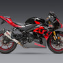 GSX-R1000 17-25 AT2 Stainless Slip-On Exhaust, w/ Stainless Muffler