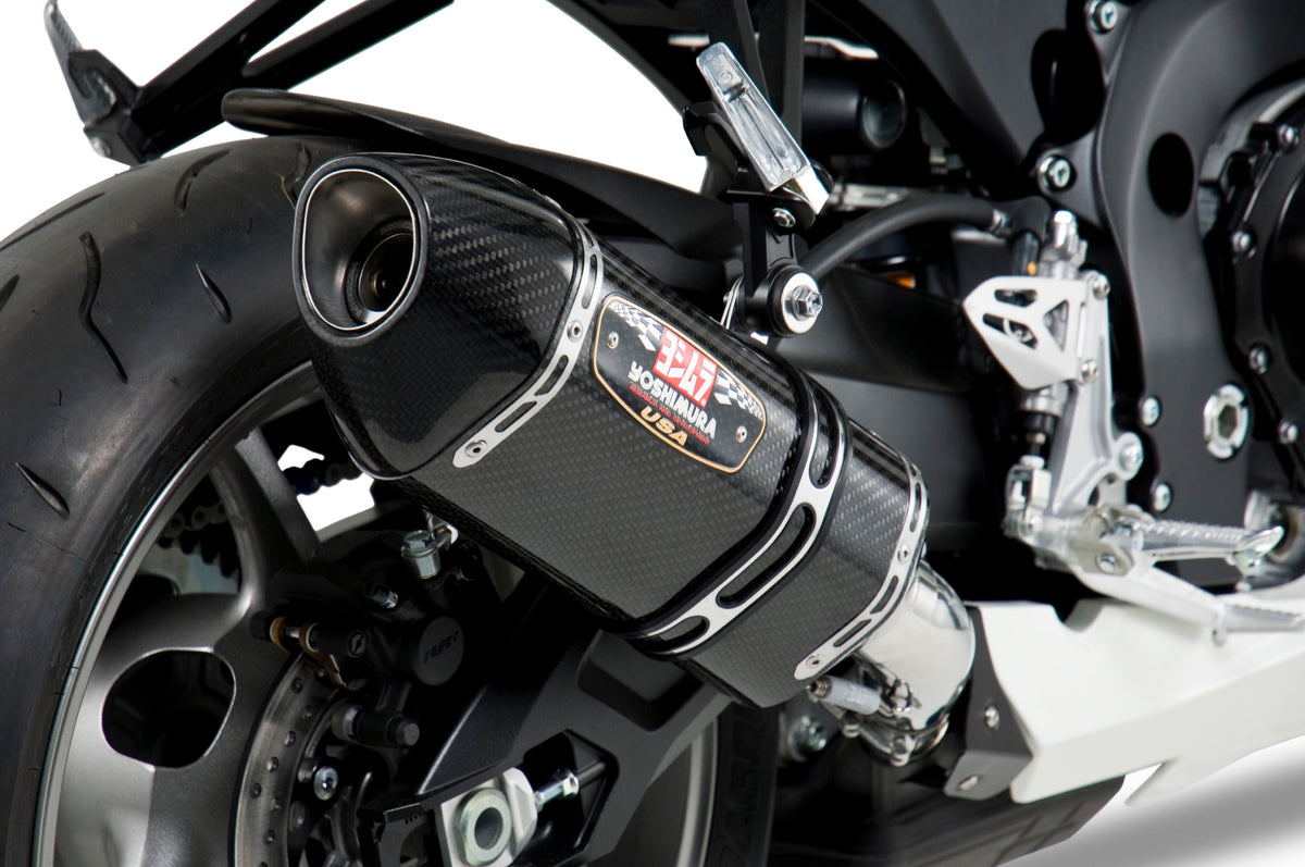 Yoshimura GSX-R750 / 600 2011-26 R-77 Slip-On Exhaust Carbon