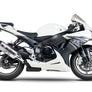 GSX-R600/750 11-26 R-77 Stainless Slip-On Exhaust, w/ Stainless Muffler