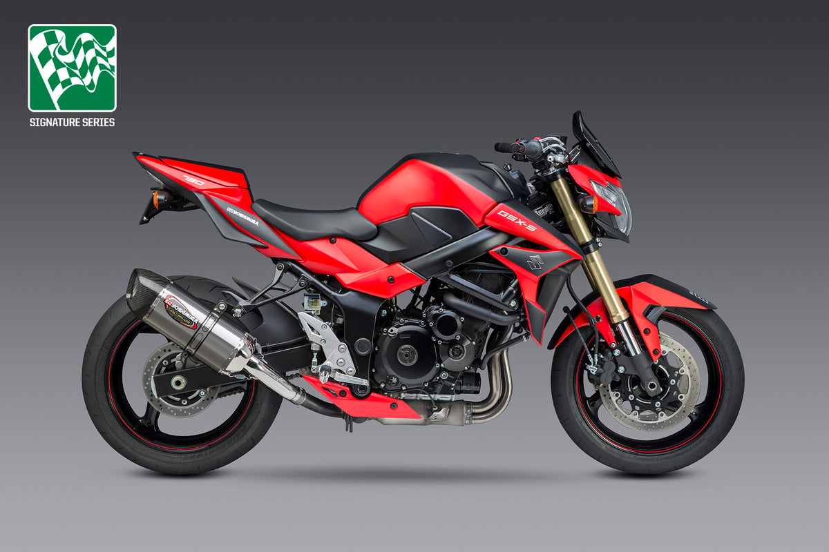 Yoshimura GSX-S750/Z 2015-16 ALPHA Slip-On Exhaust Stainless
