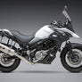 V-STROM 650 17-25 Race R-77 Stainless 3/4 Exhaust, w/ Stainless Muffler