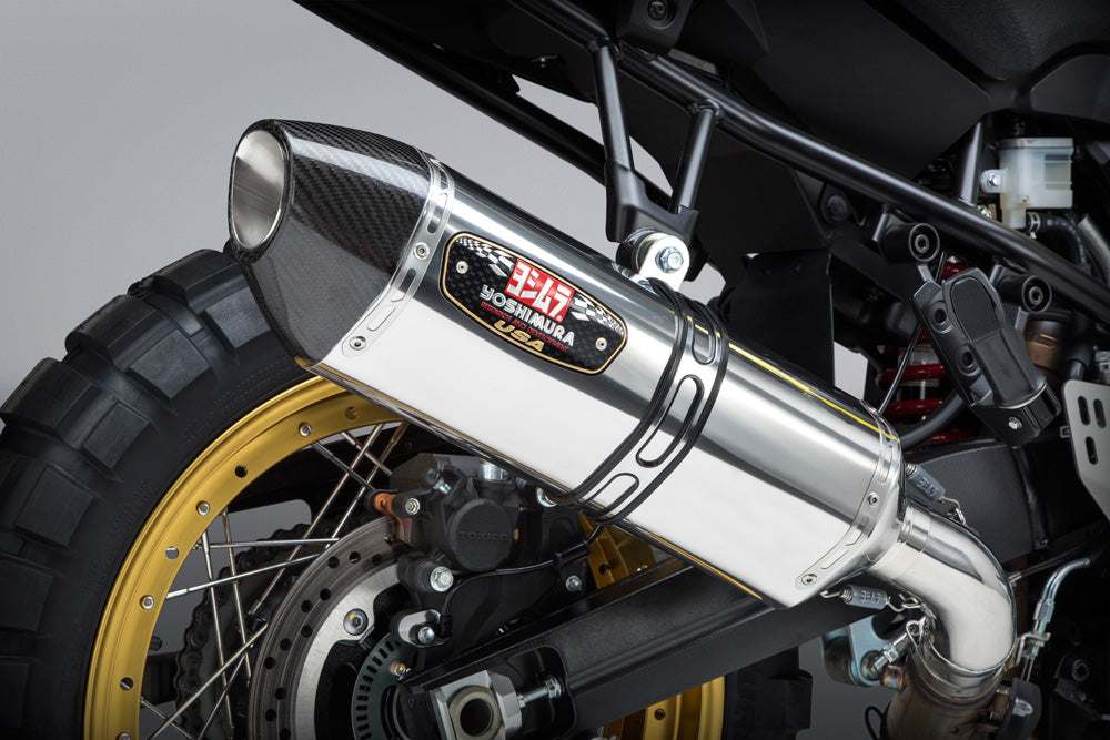 Yoshimura V-Strom 1000 2014-19 R-77 Slip-On Exhaust Stainless