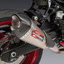 GSX-S750/Z 18-22 AT2 Stainless Slip-On Exhaust, w/ Stainless Muffler