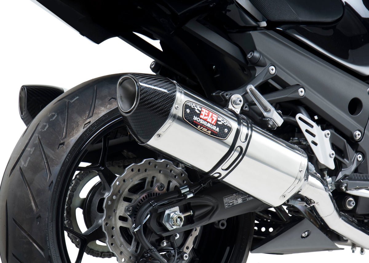 ZX-14R 12-23 Race R-77 Stainless Slip-On Exhaust, w/ Stainless Mufflers